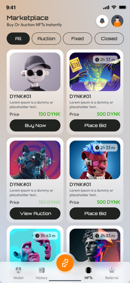 DYNK NFTs
